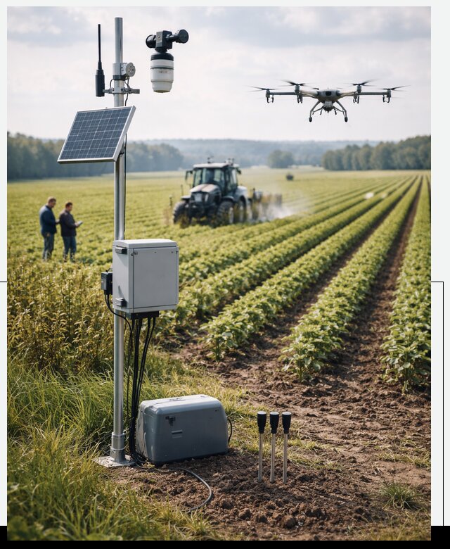 Разработка IoT мониторинга полей в Чехове от 8642 р. | АвикейЧхв